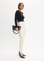 Pantalon Juliette à jambe étroite