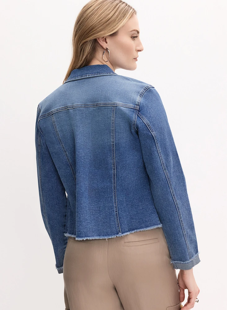 Frayed Denim Jacket