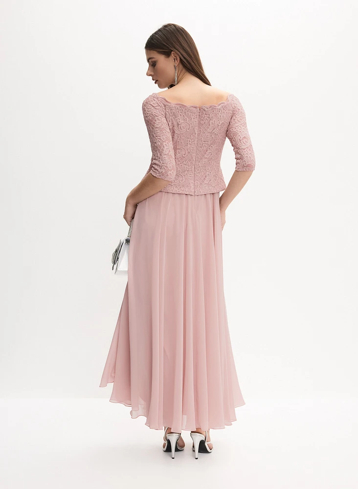 Lace & Chiffon Dress