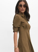Cotton Shirt Dress