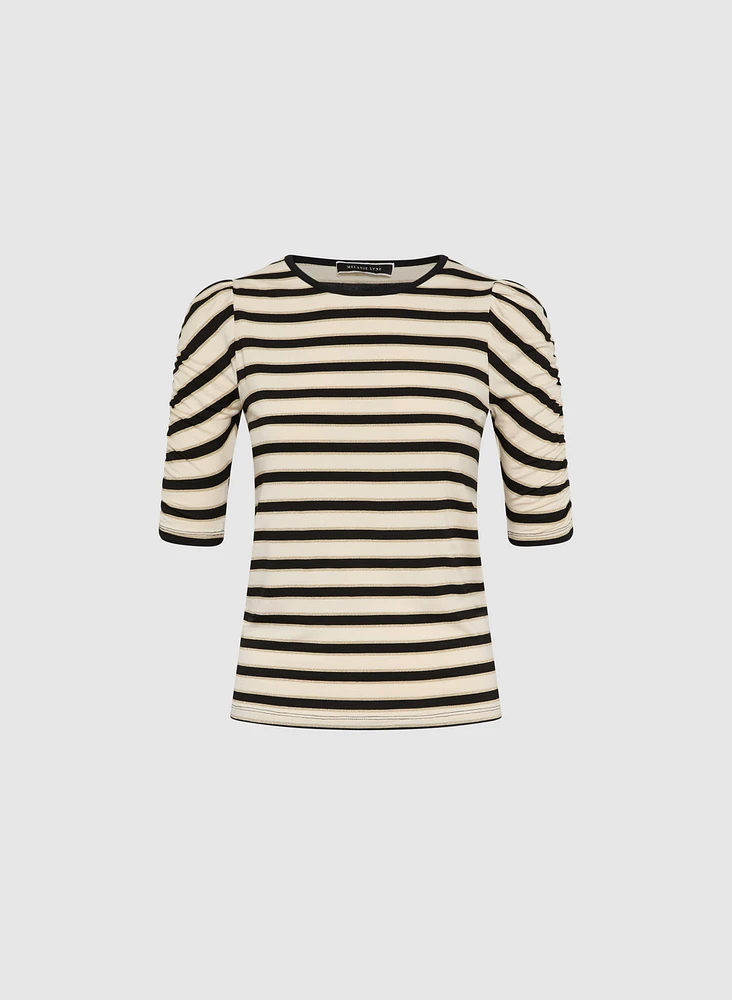 Stripe Lurex T-Shirt