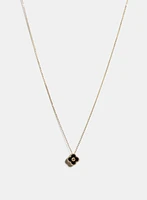 Resin Clover Pendant Necklace