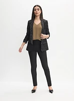 Floral Jacquard Jacket