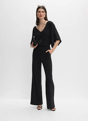 Flare Sleeve Jumpsuit