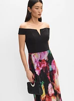 Robe maxi florale