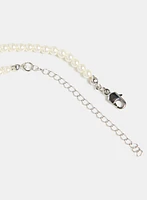 Collier à perles et cristaux