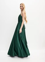 Robe de soirée en satin