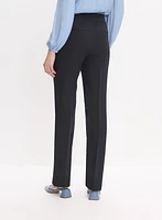 Lauren Ring Insert Straight-Leg Pants