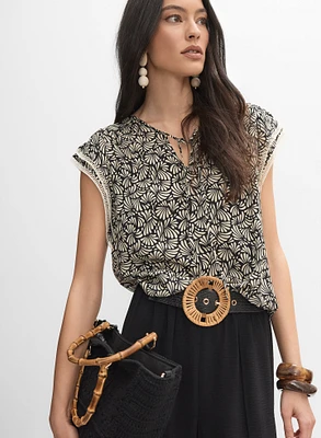 Flutter Sleeve Blouse