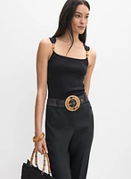 Beaded Strap Tank Top