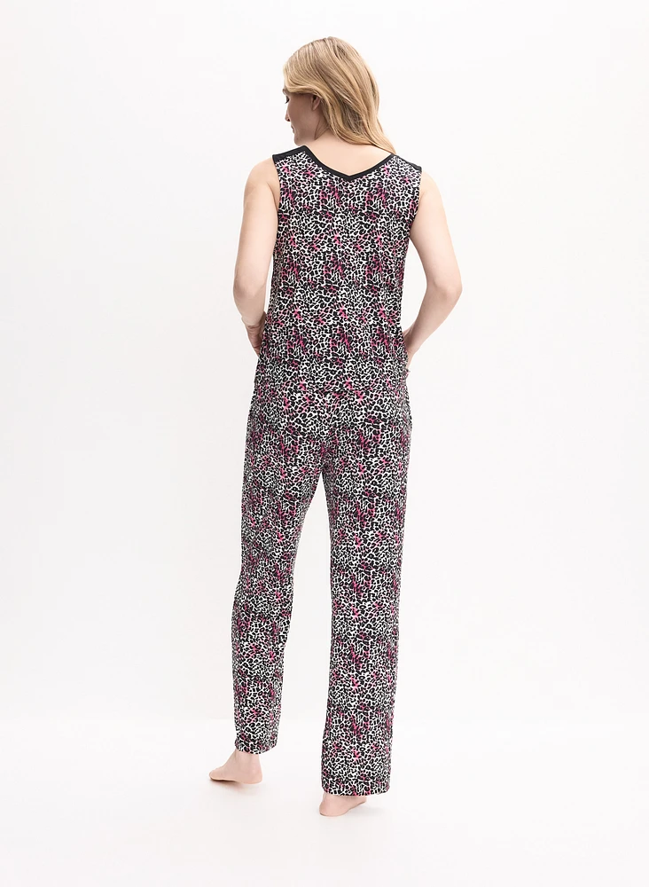 Simon Chang - Leopard Print Pyjama Set
