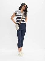 Striped Collar Sweater