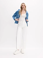 Hooded Denim Jacket