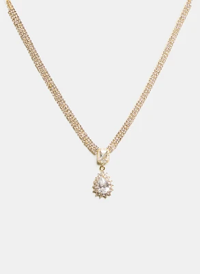 Teardrop Pendant Necklace