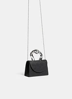 Irregular Top Handle Clutch