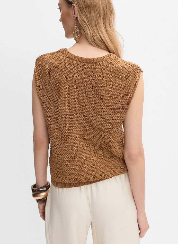 Pull sans manches
