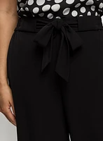 Belted Pull-On Pants