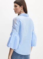 Blouse à poignets bouffants