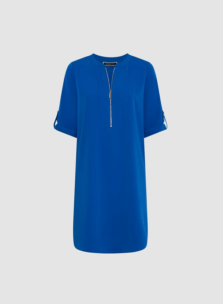 Zip-Front Dress