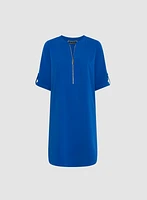 Zip-Front Dress