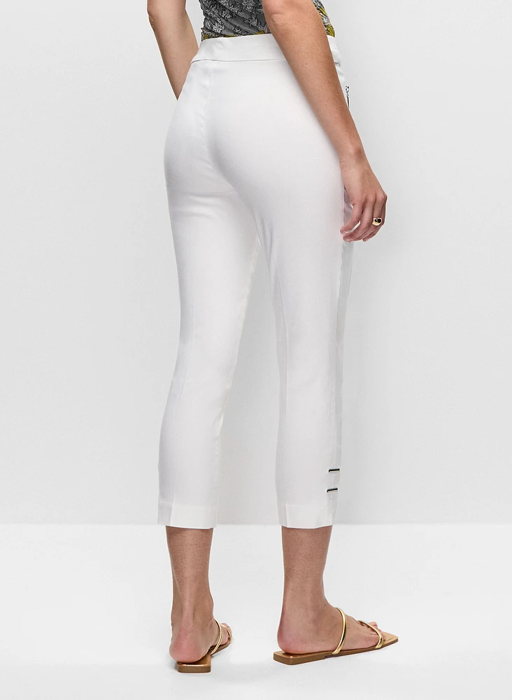 Capri taille haute à enfiler