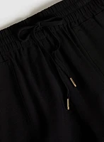 Crinkle Modal Capris