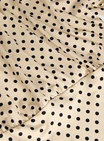 Polka Dot Tie-Neck Top