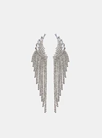 Cubic Zirconia Cascade Earrings
