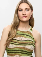 Camisole en tricot à maille ouverte