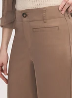 Cropped Wide Leg Pants