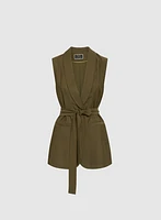Long Belted Vest