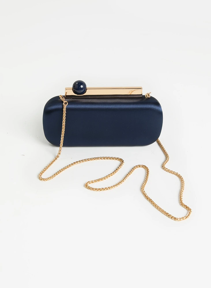 Pochette avec courroie en chaîne