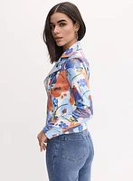 Joseph Ribkoff - Abstract Print Jacket