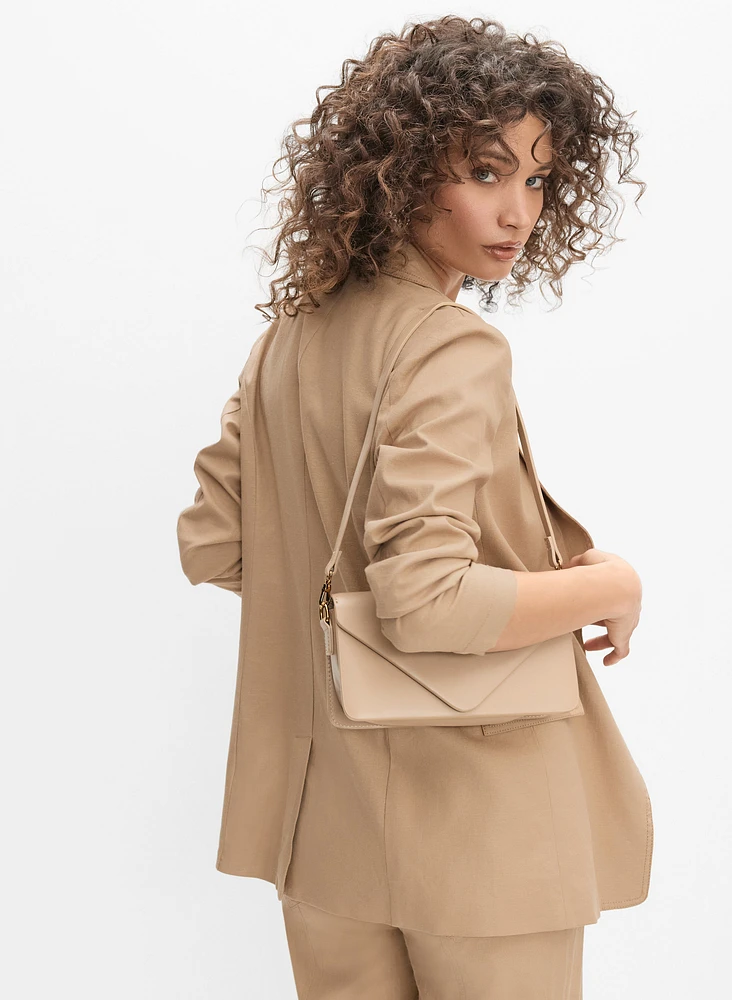 Blazer en lin extensible