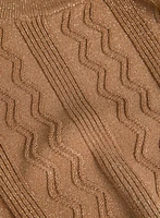 Short Sleeve Ring Detail Sweater