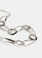 Mixed Link Short Chain Necklace