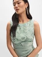 Sequined Ruffled Dress