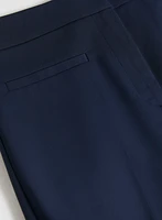 Pantalon à jambe étroite avec poches passepoilées