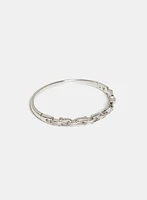 Cubic Zirconia Chain Link Bracelet