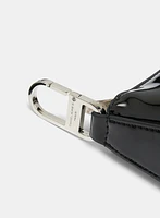 Sac à bandoulière en cuir végane lustré