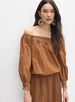 Off-The-Shoulder Blouse