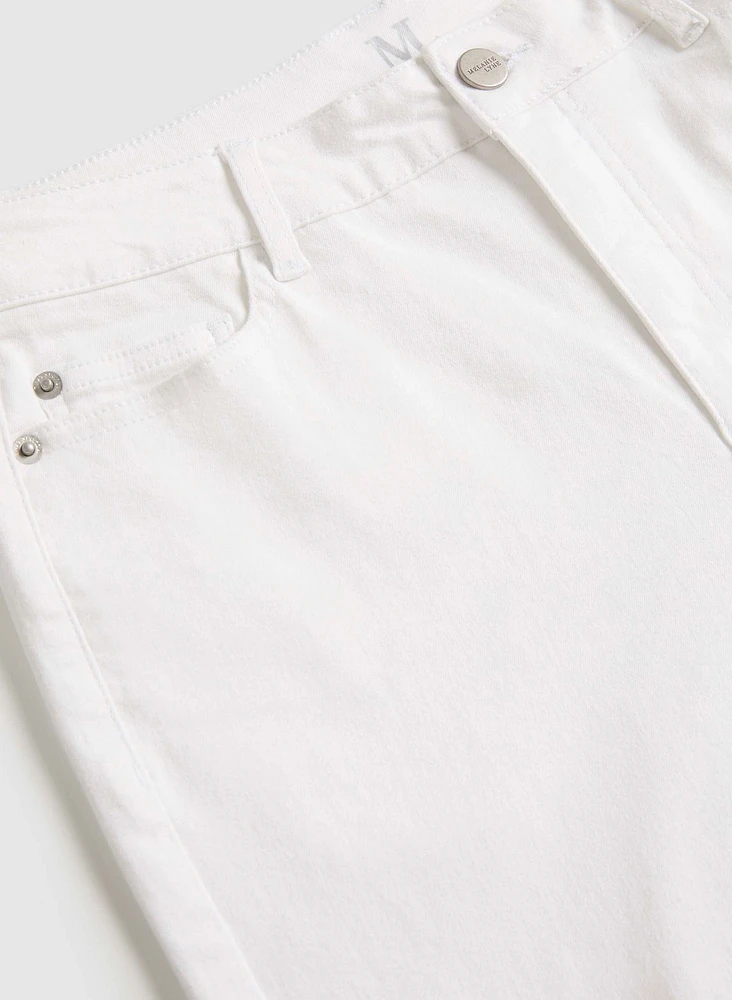 High-Rise Straight Leg Jeans