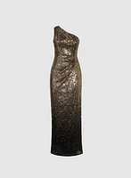 One-Shoulder Sequin Dress