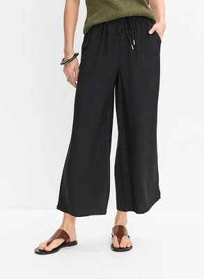 Crinkle Modal Capris
