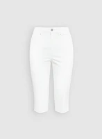 Denim Slim-Leg Capris