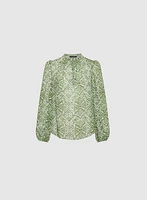 Abstract Print Blouse