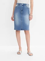 Jupe crayon en denim