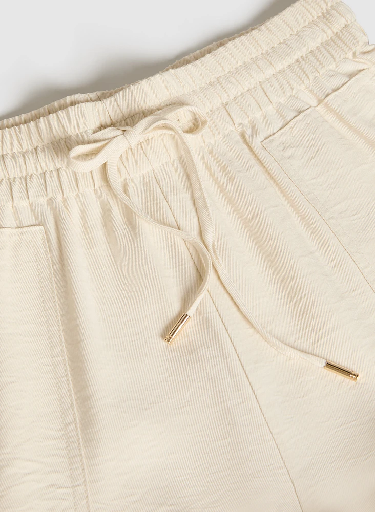 Crinkle Modal Capris