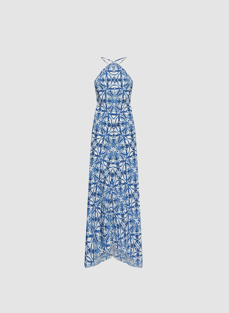 Robe à motif géométrique