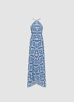 Robe à motif géométrique